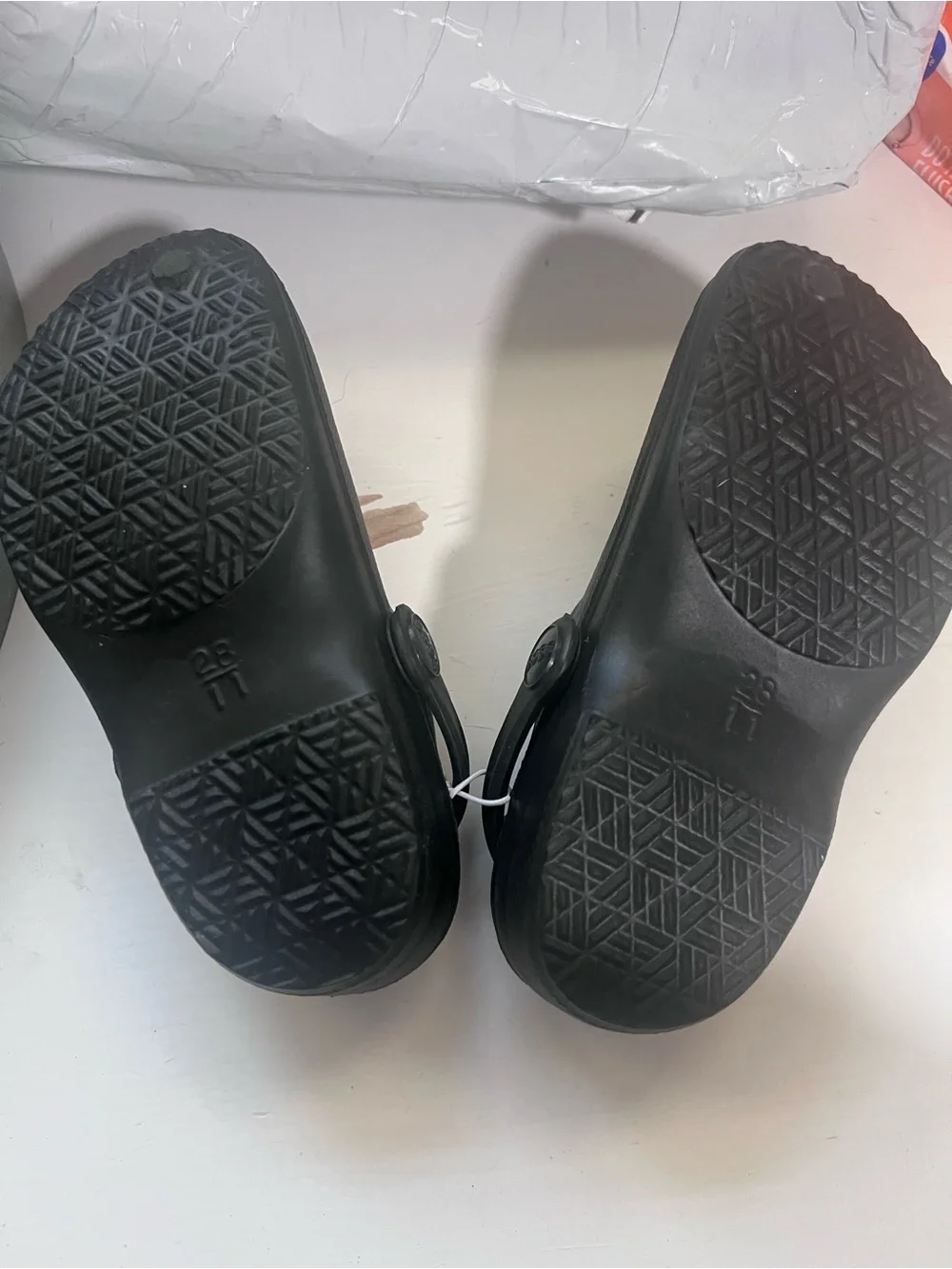 Bobs Skechers Kids Black Slip-On Clogs with Back Strap